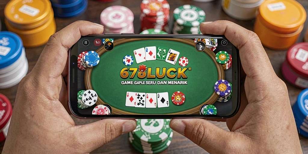 Gameplay seru Gaple di 678LUCK dengan teman-teman.