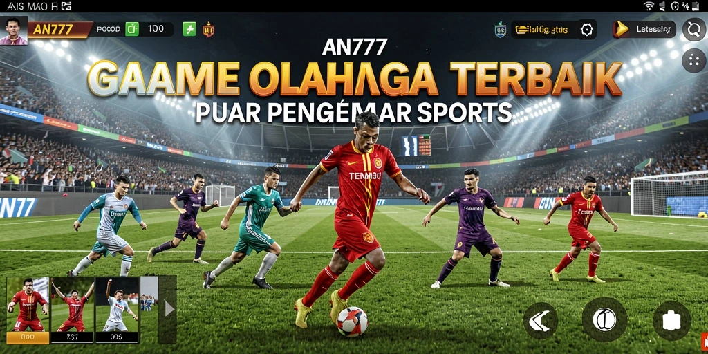Tampilan dinamis dari gameplay olahraga AN777 yang menarik.