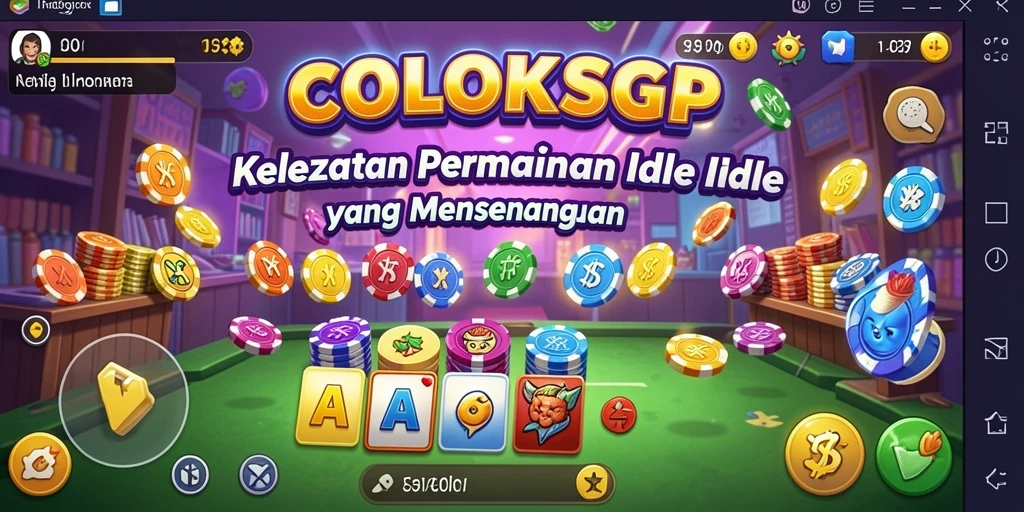 Screenshot gameplay COLOKSGP menampilkan aksi seru dan pengumpulan sumber daya.