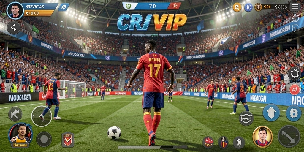Tampilan gameplay CR7VIP yang menarik dan strategis.