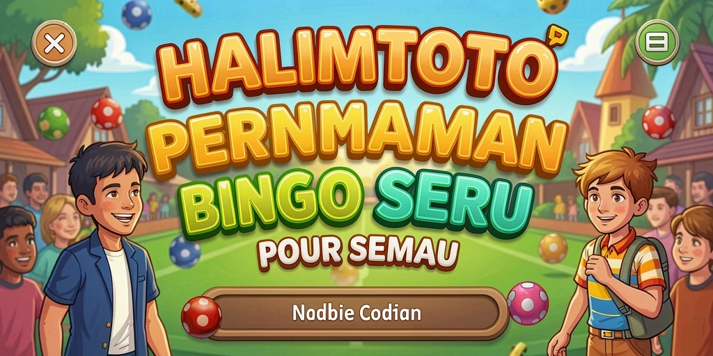 Tampilan seru gameplay Bingo di HALIMTOTO.