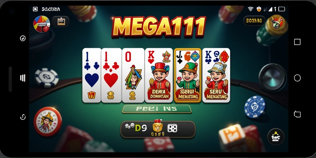 Tampilan gameplay menarik dari MEGA111 yang menggugah semangat bermain.