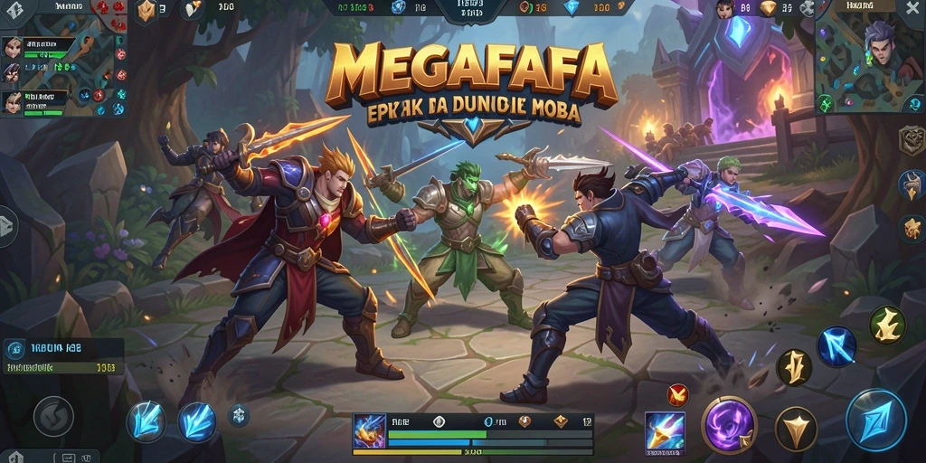 Tangkapan layar gameplay intens dari MEGAFAFA.