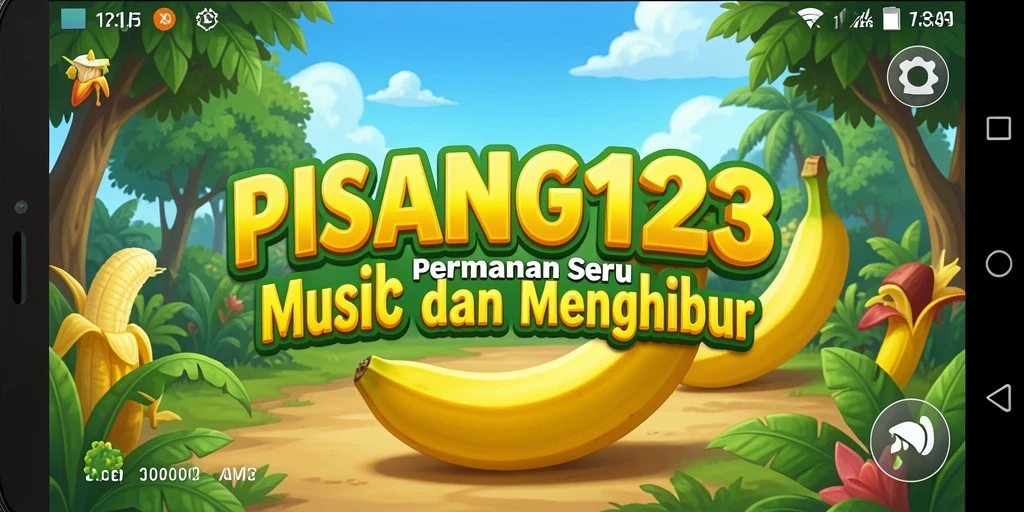 Tampilan gameplay menarik dan interaktif dari PISANG123.