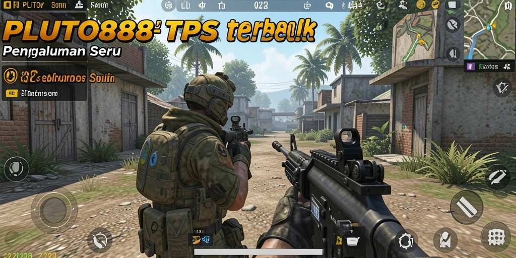 Tangkapan layar yang menunjukkan aksi seru dalam gameplay TPS.