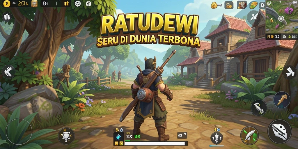 Screenshot gameplay <strong>RATUDEWI</strong> yang menampilkan eksplorasi dunia terbuka.