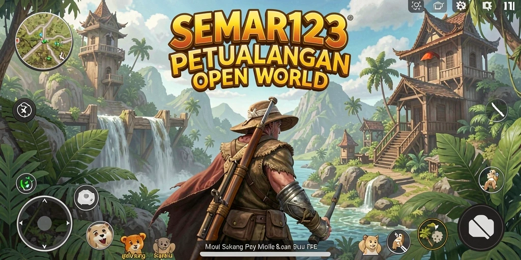 Tampilan gameplay SEMAR123 yang menakjubkan di dunia Open World.