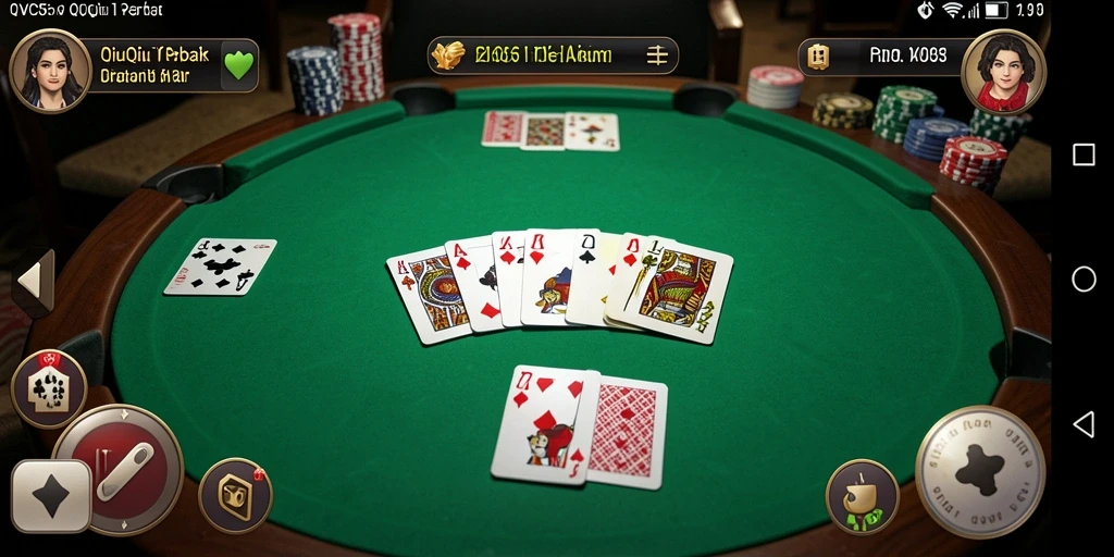 Tampilan gameplay QiuQiu yang menarik dan seru.