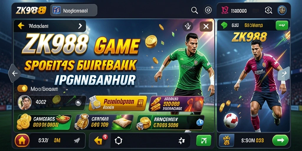 Tampilan gameplay taruhan yang menarik di ZK988.